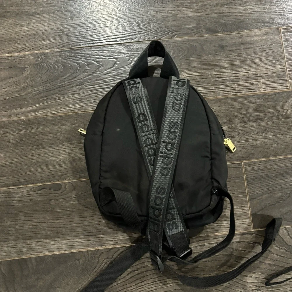 Adidas Black Backpack with Gold Accents - Picture 5 of 8